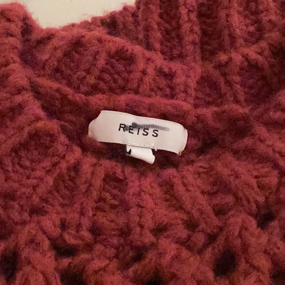 Reiss NATALIE NWOT Open-Knit Oversized Sweater. - Picture 6 of 7